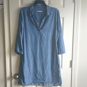 Summer denim shirt dress
